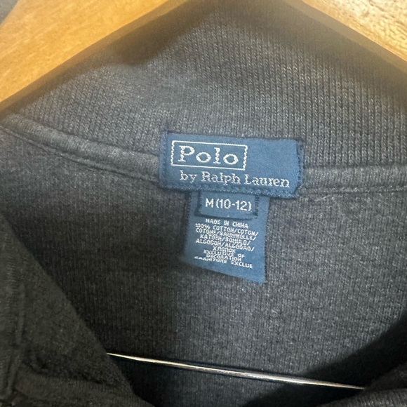 Polo by Ralph Lauren Boys Quarter-Zip Sweater M (10-12) - Picture 5 of 5